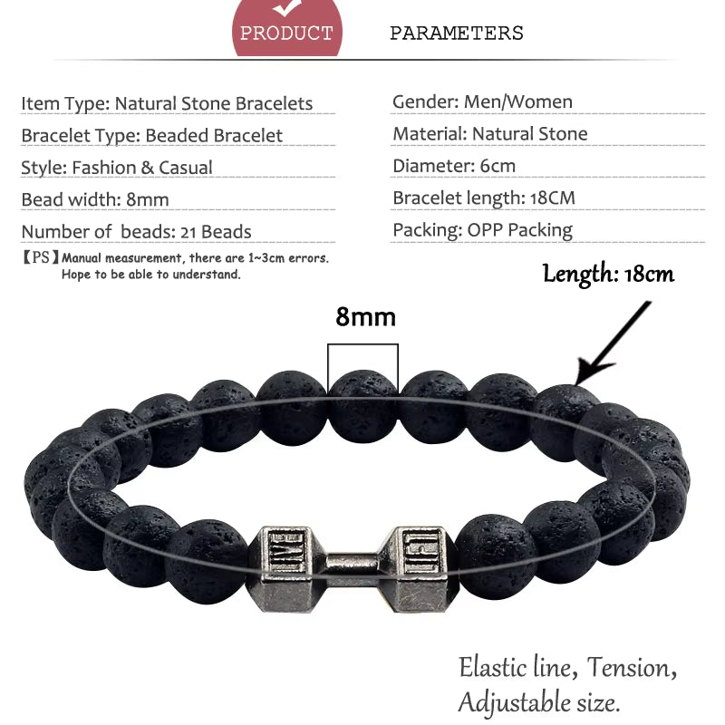 Little Dumbbell Bracelet