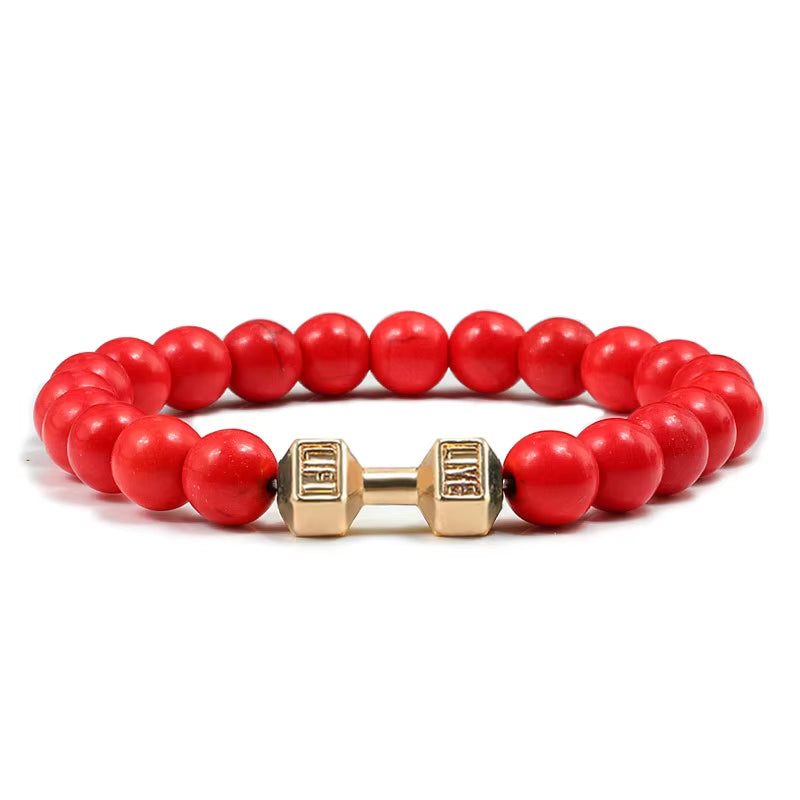 Little Dumbbell Bracelet