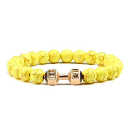Little Dumbbell Bracelet